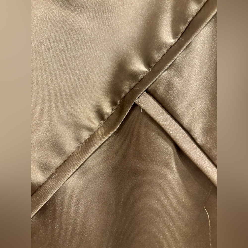 Sincerely Jules Elegant Golden Green Slip Dress Womens XS - Picture 5 of 12